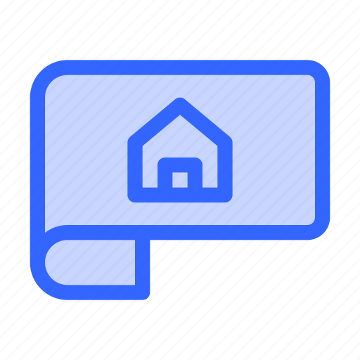Blueprint, house, construction, plan, architecture icon - Download on Iconfinder