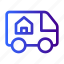 relocation, house, property, real, estate, truck 