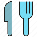 fork, knife, utensil
