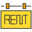 real estate, rent, signage