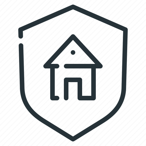 Estate, house, protection, security, shield, real estate icon - Download on Iconfinder