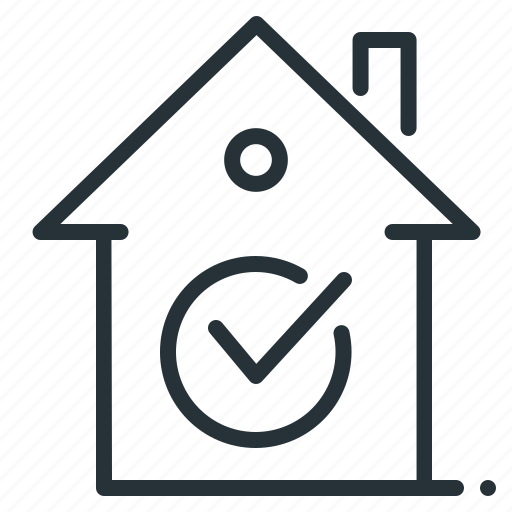 Approved, home, house, loan, check mark, loan approved, real estate icon - Download on Iconfinder