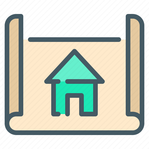 Architect, blueprint, home, house, engineering icon - Download on Iconfinder