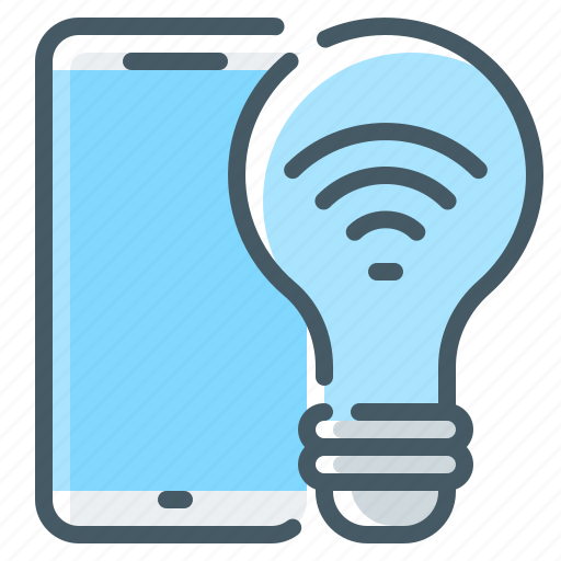 Bulb, light, smart, mobile, smart light, smart light bulb, smartphone icon - Download on Iconfinder