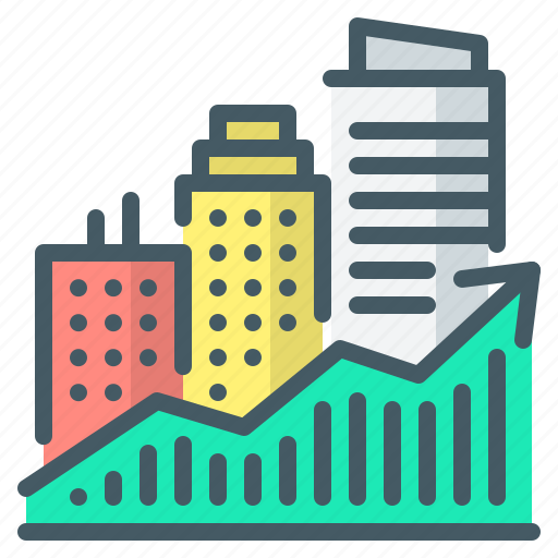 City, growth, price, property, real, chart, pricing icon - Download on Iconfinder