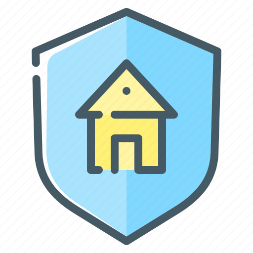 House, protection, security, shield icon - Download on Iconfinder
