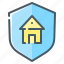 house, protection, security, shield 