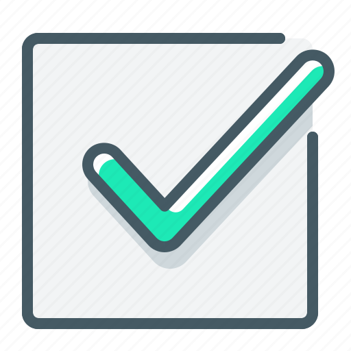 Check, checkbox, done, mark, tick, check mark icon - Download on Iconfinder