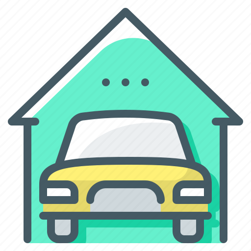 Car, estate, garage, property, vehicle, real estate icon - Download on Iconfinder