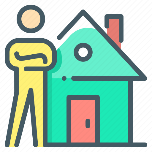 Agent, broker, house, landlord, rental, property agent, rental broker icon - Download on Iconfinder