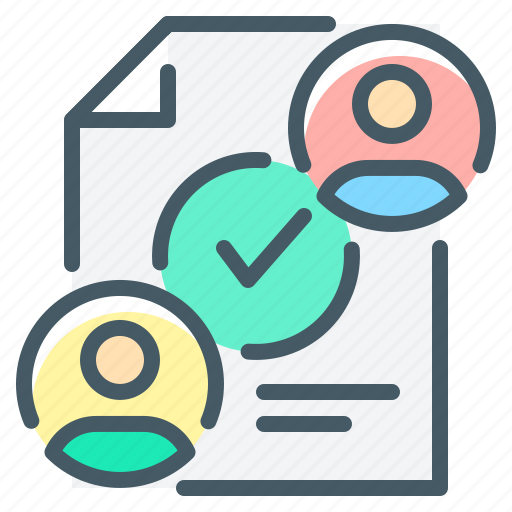 Contract, document, tick, check mark icon - Download on Iconfinder