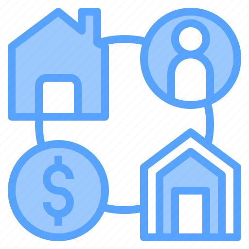 Agent, business, estate, house, loan, real, showing icon - Download on Iconfinder