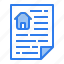 agreement, certificate, contract, document, estate, home, real 