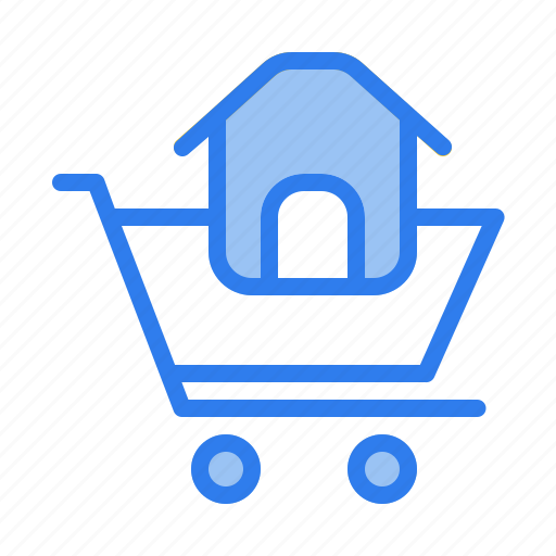 Buy, commerce, estate, home, property, real, shopping icon - Download on Iconfinder