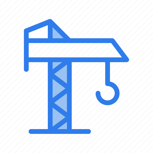 Architecture, building, construction, crane, estate, hook, real icon - Download on Iconfinder