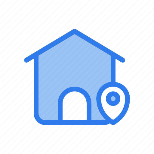 Estate, home, location, map, marker, pin, real icon - Download on Iconfinder