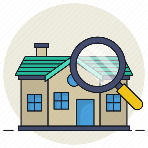 Building, smart home, search, magnifier, architecture, real estate icon - Download on Iconfinder