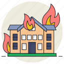 house, fire, flame, property, real estate, insurance, architecture