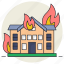 house, fire, flame, property, real estate, insurance, architecture 