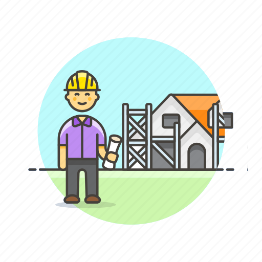 Construction, estate, foreman, real, site, build, helmet icon - Download on Iconfinder