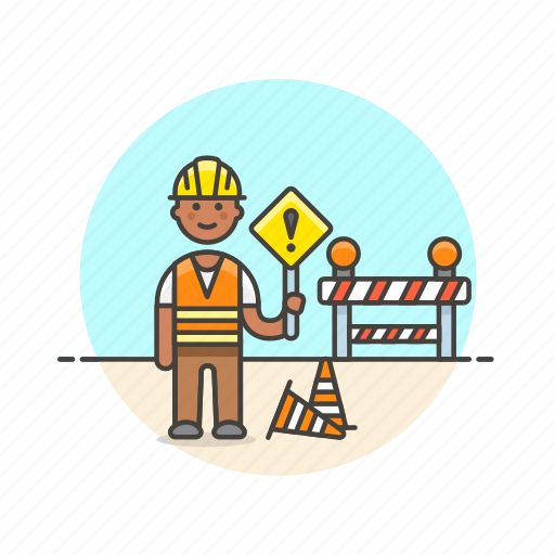 Construction, estate, real, worker, helmet, man, road icon - Download on Iconfinder