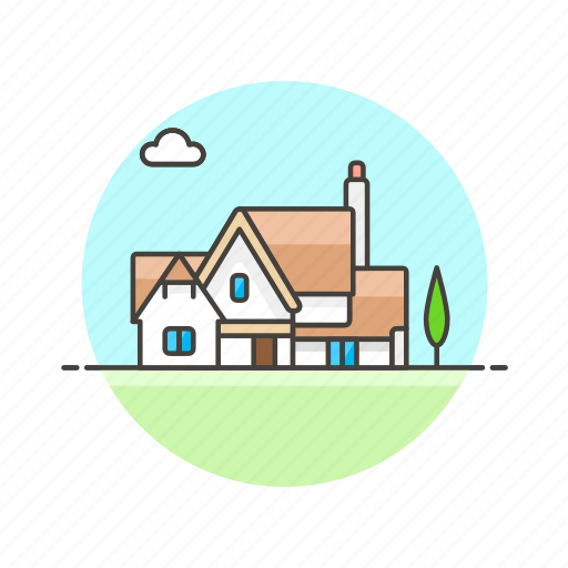 Construction, estate, house, real, building, home, property icon - Download on Iconfinder