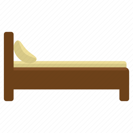 Bed, bedroom, furniture, belongings, interior, room, accommodation icon - Download on Iconfinder