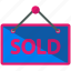 sign, sold, real estate, property, estate, house 