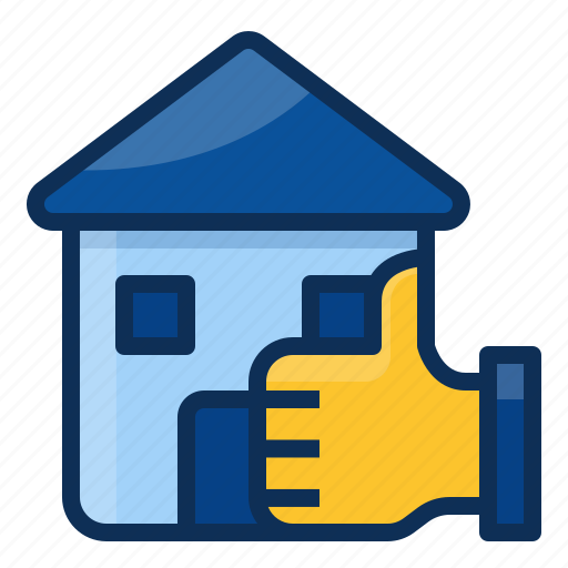 Architechture, building, house, realestate, confirm, best, thumbs up icon - Download on Iconfinder
