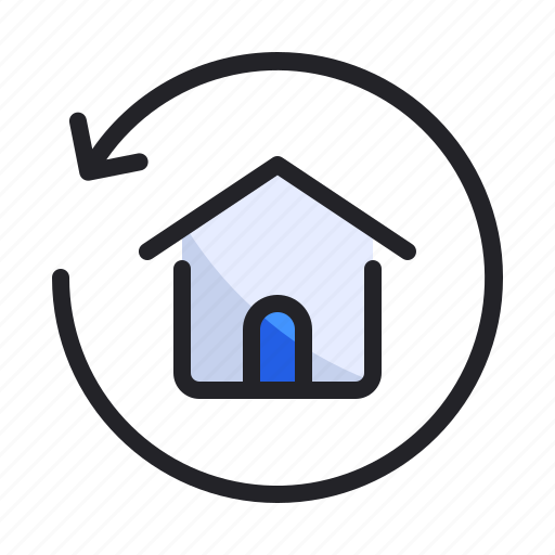 Estate, home, house, real, refresh, reload, rotate icon - Download on Iconfinder