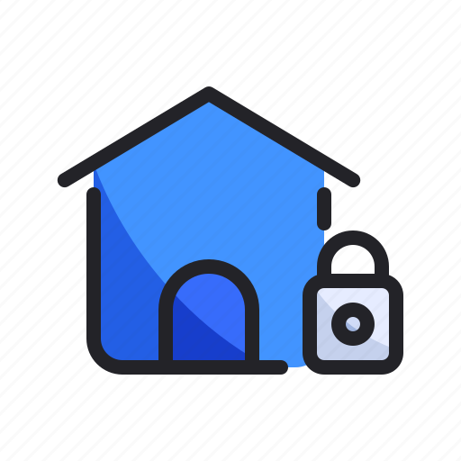 Building, estate, home, lock, real, security, smart icon - Download on Iconfinder