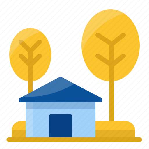 Building, house, tree, forest, real estate, architecture, home icon - Download on Iconfinder