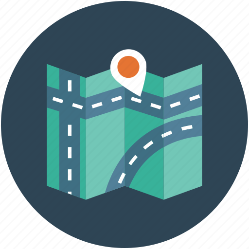 Gps, location, map, map pin, navigation, real estate, road map icon - Download on Iconfinder