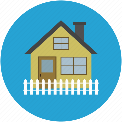 Apartment, building, home, house, house fence, mortgage, property icon - Download on Iconfinder