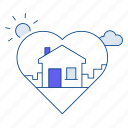 dream house, aspiration, heartfelt abode, dream home symbol, housing dream, perfect home