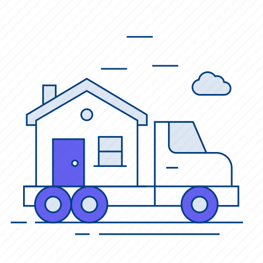 Relocation symbol, home transition, moving house, house move icon - Download on Iconfinder