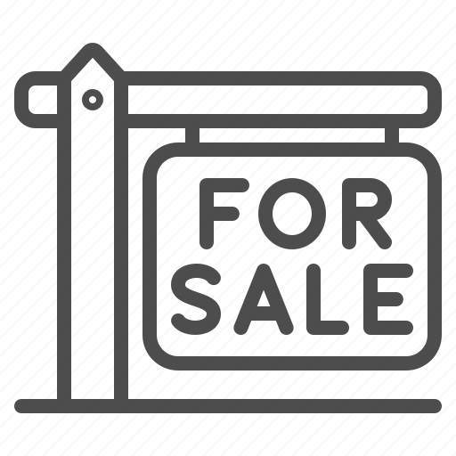 For sale, sign, for sale sign, real estate, real estate sign icon - Download on Iconfinder