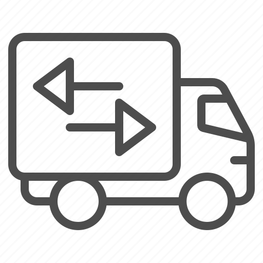 Truck, lorry, van, moving truck icon - Download on Iconfinder