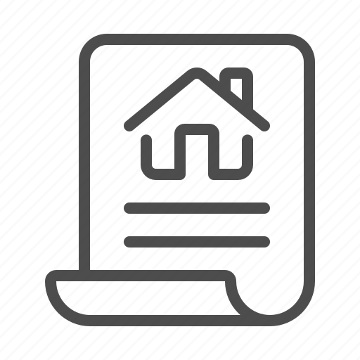 Lease, mortgage, contract, house, form icon - Download on Iconfinder