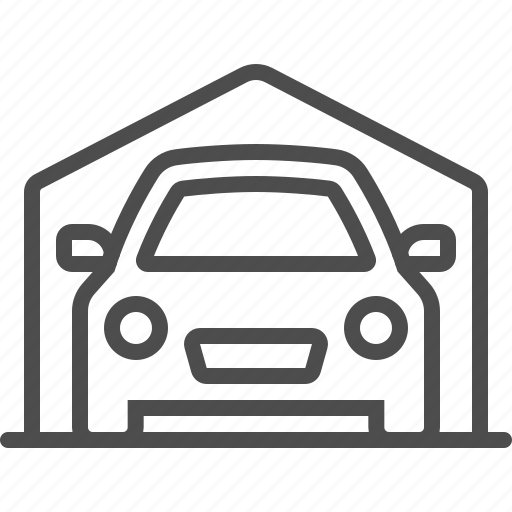 Garage, car, auto repair shop, car park, parking icon - Download on Iconfinder