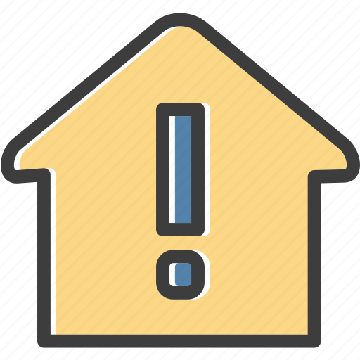 Alert, exclamation, real estate, warning icon - Download on Iconfinder