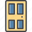 door, front, interior, real estate 