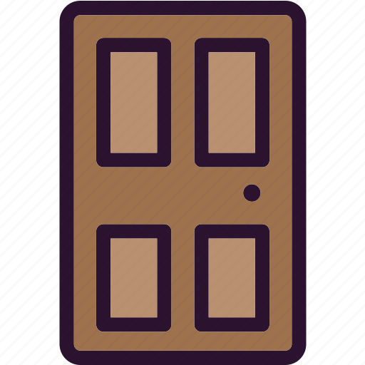 Door, front, interior, real estate icon - Download on Iconfinder
