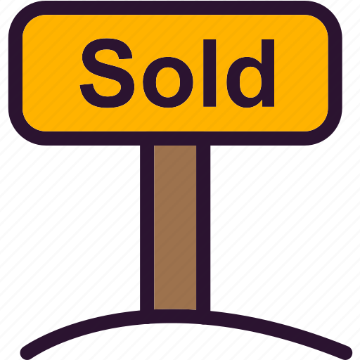 House, property, real estate, sold icon - Download on Iconfinder