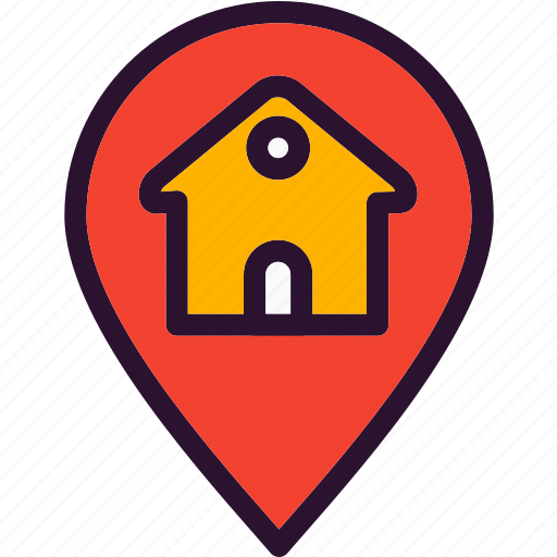 Estate, locationpinmap, real, real estate icon - Download on Iconfinder