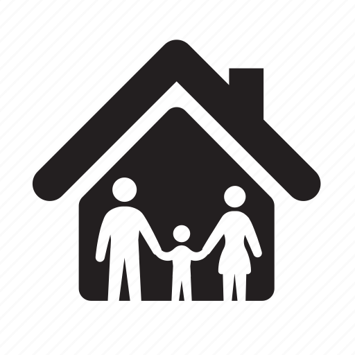 Family, father, home, house, mother, new home, real estate icon - Download on Iconfinder