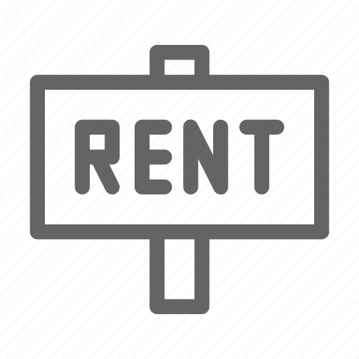 Property, rent, sign icon - Download on Iconfinder