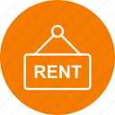 offer, rent, sign 