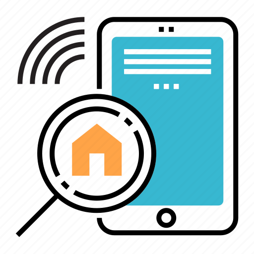 Estate, find, find property online, house, online, property, rent icon - Download on Iconfinder
