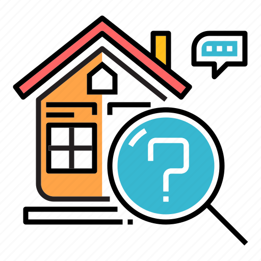 Estate, house, housing, inspection, magnifying, property, property inspection icon - Download on Iconfinder